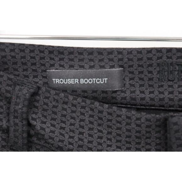 Kut From the Kloth Womens Bootcut Trouser Pants 14 Black Black Gray - Picture 7 of 12